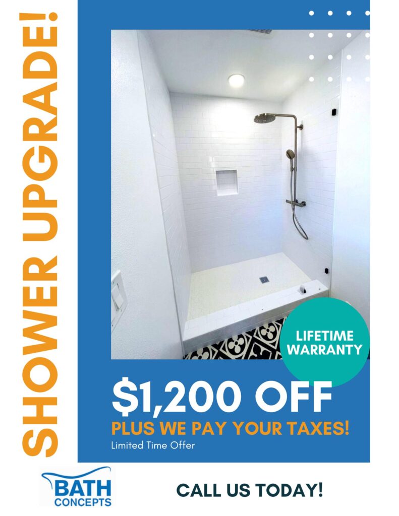 Bath Concepts Shower Upgrade